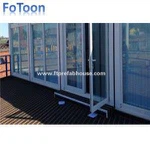 Cabin văn phòng mô-đun có tường kính